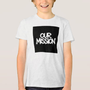 Unser Auftrag - zielorientiertes T-Shirt Tri-Blend Shirt
