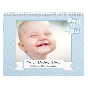 Unser Baby Boy Custom Foto Kalender