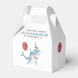 Unser Baby Hai 1. Geburtstag unter dem Meer Geschenkschachtel