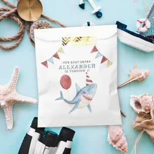 Unser Baby Hai 1. Geburtstag unter dem Meer Geschenktütchen