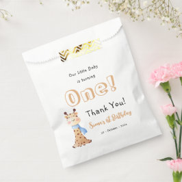 Unser Baby macht einen Niedlichen Giraffe 1. Gebur Geschenktütchen