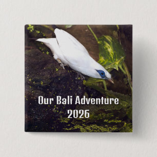 Unser Bali-Abenteuer 2026 Bali-Myna-Vogelkunst Button