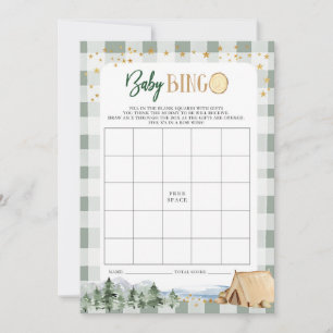 Unser Bestes Adventure Baby Shooting Bingo Game Einladung