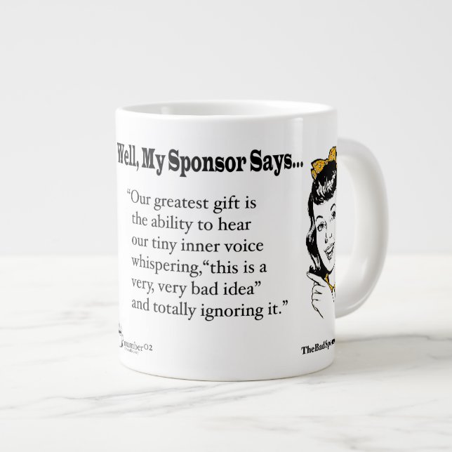 Unser Bestes Geschenk... Jumbo-Tasse (Vorderseite Rechts)