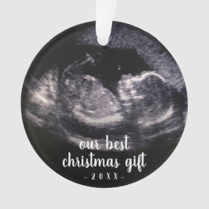 Unser bestes Weihnachtsgeschenk Niedlich Blue Ultr Ornament