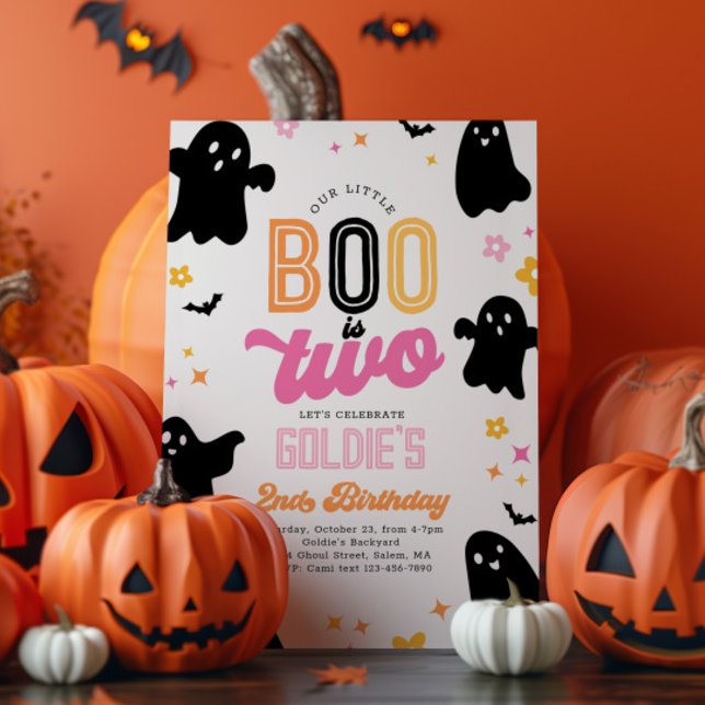 Unser Boo ist zwei Halloween-Einladung Einladung (Von Creator hochgeladen)