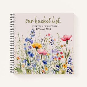 Unser "Bucket List Coups Adventure Keepake Journal Notizbuch