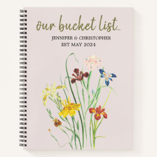 Unser "Bucket List Coups Adventure Keepake Journal Notizbuch