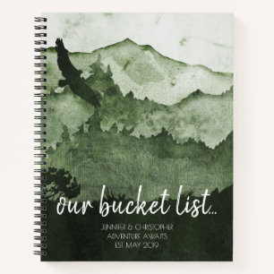 Unser "Bucket List Coups Adventure Keepake Journal Notizbuch