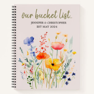 Unser "Bucket List Coups Adventure Keepake Journal Notizbuch
