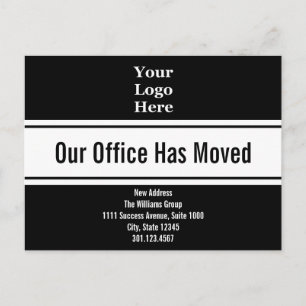 Unser Büro hat die Ankündigung von Markenübergänge Postkarte