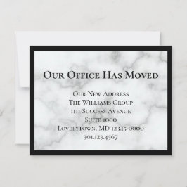 Unser Büro hat Imitate Marmorverkündung verschoben Ankündigung