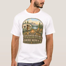 Unser Camper hat eine offene Tür Politik Shirt