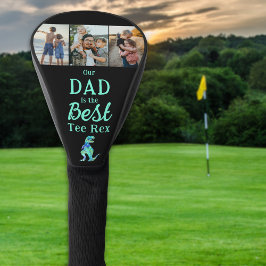Unser Dad ist das beste Tee Rex 3 Foto Collage Golf Headcover