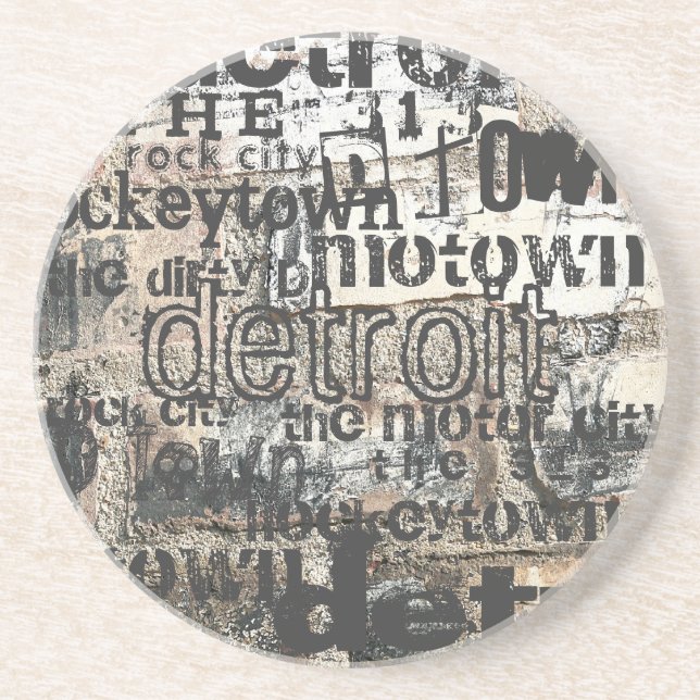 Unser Detroit Getränkeuntersetzer (Vorne)