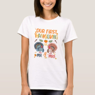 Unser erster Erntedank, Herr und Frau Couple, Verh T-Shirt