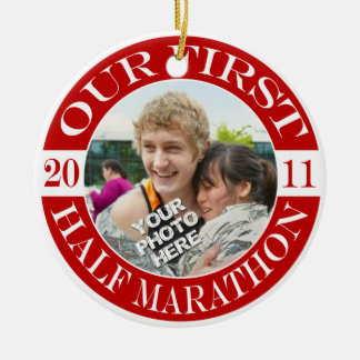 Unser erster Halbmarathon - 2011 Keramikornament