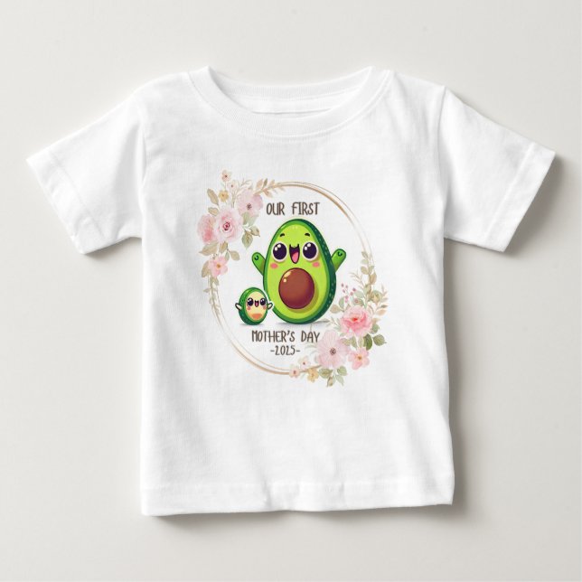 Unser erster Muttertag Baby T-shirt (Vorderseite)