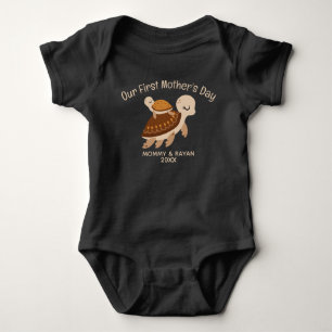 Unser erster Muttertag, Baby Turtle individuelle N Strampler
