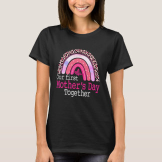 Unser erster Muttertag gemeinsam Mama & Baby Rainb T-Shirt