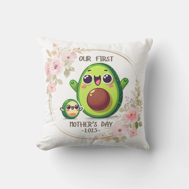 Unser erster Muttertag Kissen (Vorderseite)