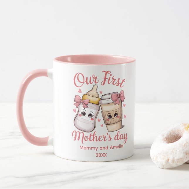 Unser erster Muttertag Tasse (Mit Donut)