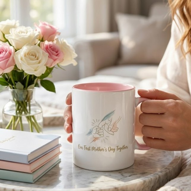 Unser erster Muttertag zusammen Kaffeetasse - Mini (Von Creator hochgeladen)