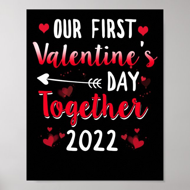 Unser erster Valentinstag 2022 Poster (Vorne)