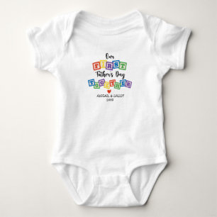 UNSER ERSTER VATER-TAG BABY STRAMPLER