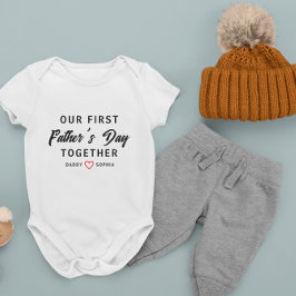 UNSER ERSTER VATER-TAG BABY STRAMPLER