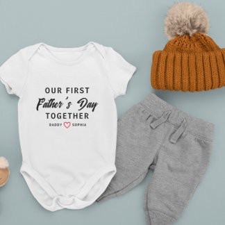 UNSER ERSTER VATER-TAG BABY STRAMPLER