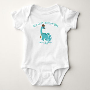 Unser erster Vatertag, Baby Dinosaurier individuel Strampler
