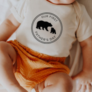 Unser erster Vatertag Baby T - Shirt