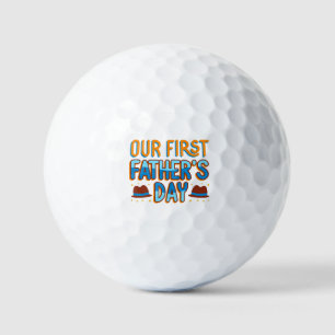 Unser erster Vatertag Golfball