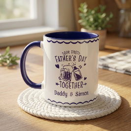 Unser erster Vatertag zusammen Tasse