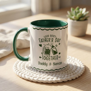 Unser erster Vatertag zusammen Tasse