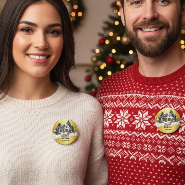 Unser erster Weihnachts-Individuelle Name Button (Von Creator hochgeladen)