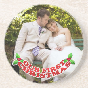 Unser erster Weihnachtscoupel-Untersetzer Untersetzer