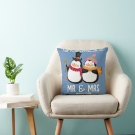 Unser erster Weihnachtsmann und Frau Newlywed Peng Kissen