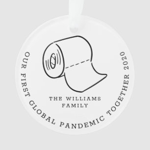 Unser erstes gemeinsames globales Pandemie-Feierta Ornament
