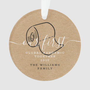 Unser erstes gemeinsames globales Pandemie-Feierta Ornament