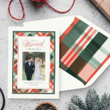 Unser erstes gemeinsames Weihnachten Karo-Hochzeit