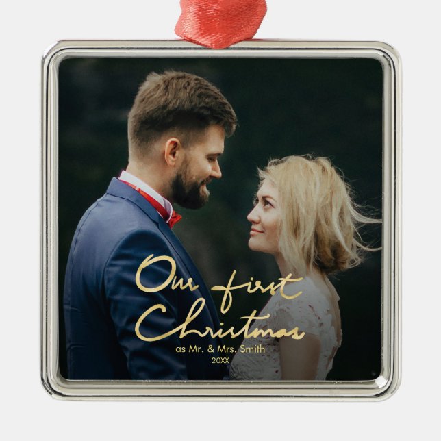 Unser erstes ornament aus metall (Vorne)