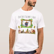 Unser erstes Vatertags-Baby-T-Shirt