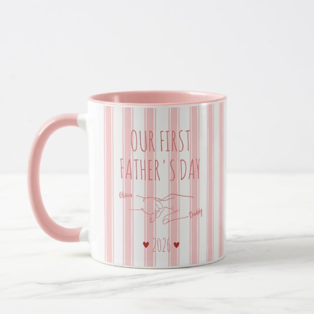 Unser erstes Vatertags-Mug Tasse (Links)