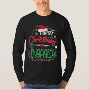 Unser erstes Verlobtes Weihnachtspaar T-Shirt