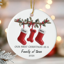 Unser erstes Weihnachten als Familie zu dritt mit