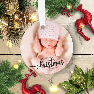Unser erstes Weihnachten als Großeltern Elegantes Ornament