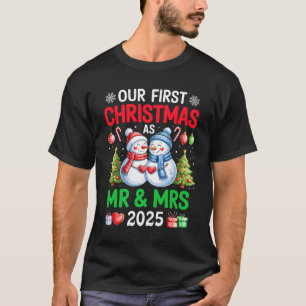 Unser erstes Weihnachten als Herr und Frau 2025 Sc T-Shirt