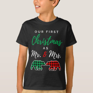 Unser erstes Weihnachten als Herr und Frau Buffalo T-Shirt